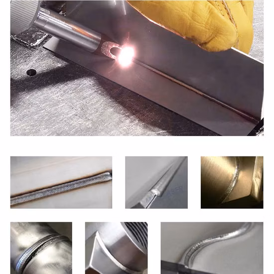 Saldatrice laser a fibra portatile CNC di alta qualità da 1kw 1500W 2000W per acciaio metallico
